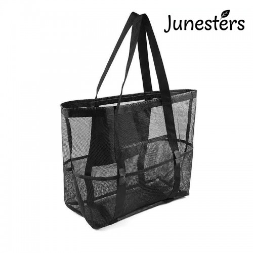 Large Beach Tote with Zipper Pocket for Family